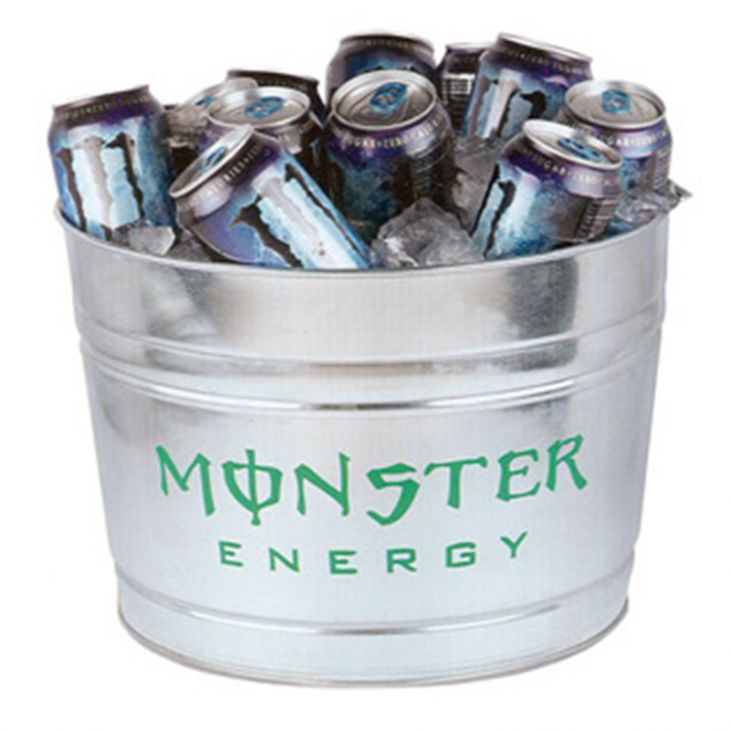 8 Quart Custom Galvanized Metal Bucket main image